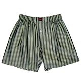 Soft Green 100% Madras Silk Boxers by Royal Silk - XXL