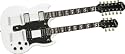 Epiphone Limited Edition G-1275 Double Neck Custom Electric Guitar Alpine White