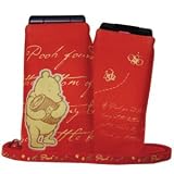 Mobo Disney© Officially Licensed Pooh Sock Carrying Case with Neckstrap for Apple iPhone 3G / 3GS