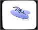 Decorated Mouse Pad with dolphin, dinosaur, porpoise, fish