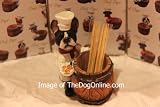 Boston Terrier Dog Chef Tooth Pick Holder (Novelty)
