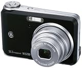 GE W1200 2.5 LCD Digital Camera 12.2MP 3X Optical Zoom - Black