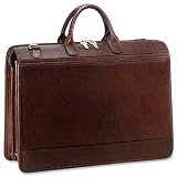Jack Georges Saddle Collection Triple Gusset Top Zip