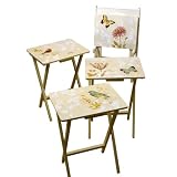 Nature's Wonders TV Tray Set with Stand