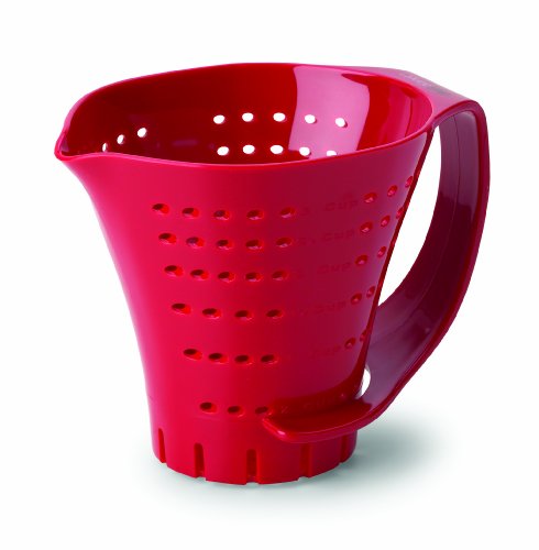 Chef'S Planet Measuring Colander, Red