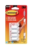 3m Command 6 Packs Of 4 Wire And Cord Clips 25 X 15 X 10mm