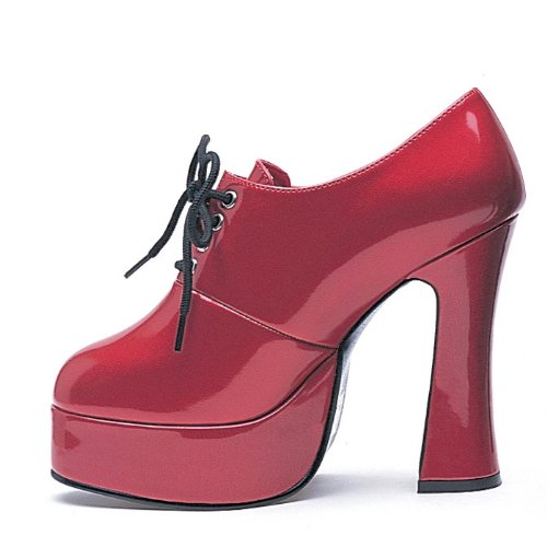 5.5 Inch Womens Sexy Chunky Heel Shoes Mid Platform Lace Up Oxford