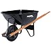 Ames True Temper C6 6-Cubic-Foot Steel Tray Contractor Wheelbarrow
