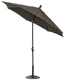 11' Auto-tilt Umbrella Black Harwood Onyx
