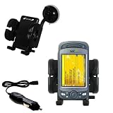 Verizon XV6800 Flexible Auto Windshield Holder with Car Charger - Uses Gomadic TipExchange