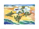 Turtle Nestings Art Poster Print by Paul Brent, 15x12