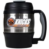 NBA New York Knicks 52-Ounce Stainless Steel Macho Travel Mug with Bottle Opener