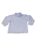 Mulberribush - Toddler Girls Long Sleeved Turtleneck, Indigo, White