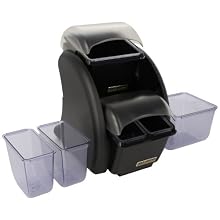 San Jamar BDS2204NL Dome Stacker with Mini 1/1 (4) 1.5pt Deep Trays