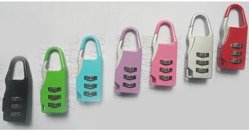 zjskin 1pc Dial Combination Padlock,Random Color