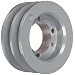 TB Woods Classical V-Belt Sheave, B Belt Section, 10 Grooves, Cast Iron