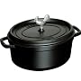 Staub 6Quart Coq Au Vin, Black Matte