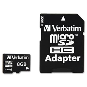Verbatim 8GB 96807 microSD High Capacity (microSDHC) Card - Class 4 - 8 GB