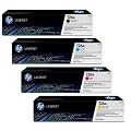 HP 126A Toner Bundle Pack of 4 (Blk, Cyan, Mag and Yellow) - CE310A, CE311A, CE312A and CE313A