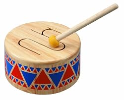 Plan Toy Solid Wood Drum