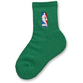 Buy For Bare Feet NBA Logoman Youth Socks 2 Pack - Green