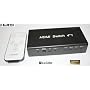 HD ZONE's - 4 Port HDMI AUTO SWITCH 4x1 Mini Hub Box (4 way input 1 output) 1080p Full HD v1.3 HDMI Switcher With High Quality Remote Controller.