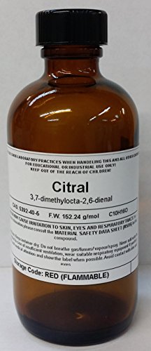 Citral High Purity Aroma Compound 30ml (1 Fl Oz)