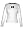 5th & Ocean University of Michigan White Long Sleeve Thermal Tee (Medium)