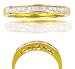 1/8 ct. tw. Diamond I Love You Ring in Yellow Gold