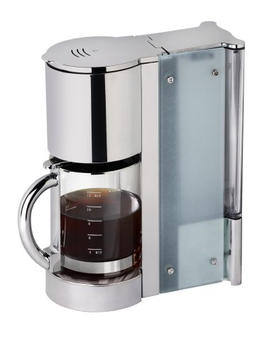 Kalorik Aqua Line 10-Cup Coffeemaker, Chrome/Glass Kalorik Aqua Line 10-Cup Coffeemaker, Chrome/Glass