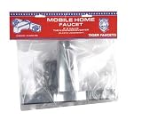 Chrome Double Handle Tub Faucet