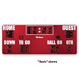 MAC FBALL SCOREBOARD 20`X8` TIME OUTS - Practice Equipment