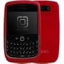 Incipio BlackBerry Curve 8900 dermaSHOT Silicone Case - 1 Pack - Carrying Case - Retail Packaging - Molina Red
