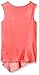 Amy Byer Girls' Big Sleeveless Asymmetrical Blouse