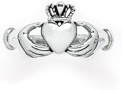 Tomas Jewelry Sterling Silver Medium Claddagh Ring Size 9