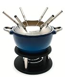 Review Swissmar  / Noirmont Blue 10 Pc. Meat/ Cheese Fondue Set By Swissmar