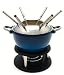 Noirmont Blue 10 Pc. Meat/ Cheese Fondue Set By Swissmar