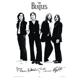 The Beatles Poster Signatures 24X36 Black White 24887