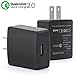 LG G4 Charger, Sinbox [Quick Charge 2.0] Adaptive Fast USB Travel Wall Charger with Micro-USB Cable for LG G4 /LG G Flex 2 /LG V10 H968 and more