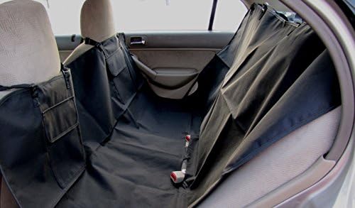 Dog Travel Hammock w/Storage Pockets,Heavy Duty Car Seat Waterproof Cover,Black!