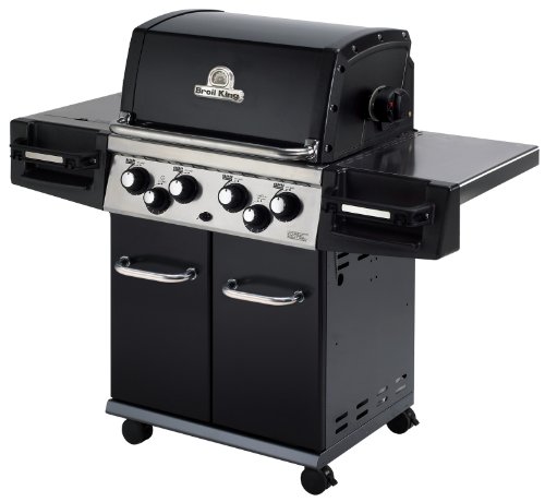 Broil King 956187 Regal 490 Natural Gas Grill with Side Burner and Rear Rotisserie