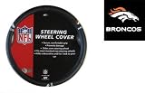 Official NFL License Steering Wheel Cover - Denver Broncos