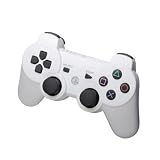 White Wireless DUALSHOCK 3 CONTROLLER COMPATIBLE WITH PS3 -Top QualitY --Bargain Universe--
