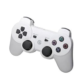 White Wireless DUALSHOCK 3 CONTROLLER COMPATIBLE WITH PS3 -Top QualitY --Bargain Universe--