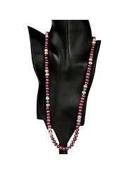 Multi Sapphire Sterling Silver Fashion Gemstone Beaded Necklace Jewelry