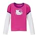 Girls' Hello Kitty Long-Sleeve 2fer Tee - Pink/ White