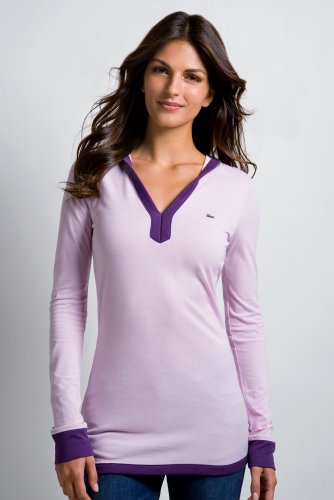 Long Sleeve Pique Modal Contrast Hooded T-Shirt