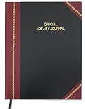BookFactory® Official Notary Journal / Log Book 168 Pages 8.5