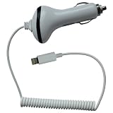 CAR CHARGER FOR APPLE IPHONE 5, IPOD TOUCH 5TH GENERATION, IPOD NANO 7TH GENERATION, IPAD 4TH GENERATION, IPAD MINI - PART OF THE GIZMO ACCESSORIES RANGE