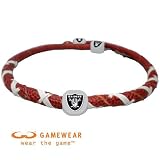 NFL Oakland Raiders Classic Spiral Football Necklace
